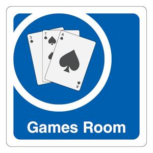 Games Room - Square - Blue
