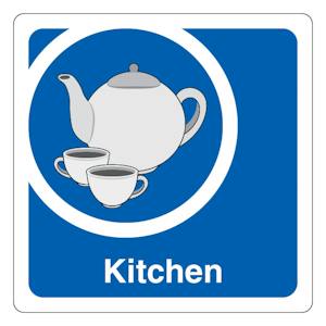 Kitchen - Square - Blue
