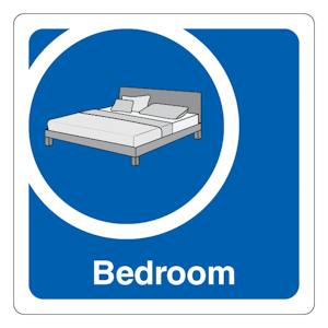 Bedroom - Square - Blue