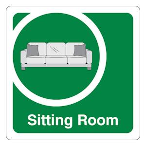 Sitting Room - Square - Green