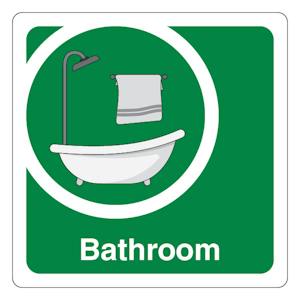 Bathroom - Square - Green
