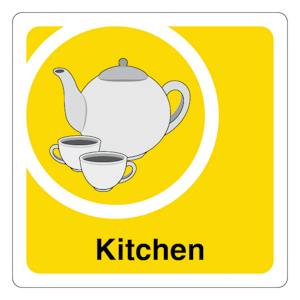 Kitchen - Square - Yellow