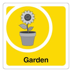 Garden - Square - Yellow