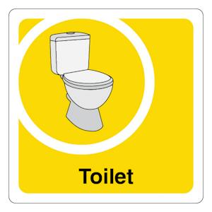 Toilet - Square - Yellow