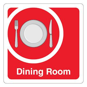 Dining Room - Square - Red