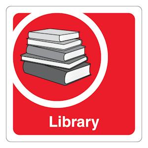 Library - Square - Red