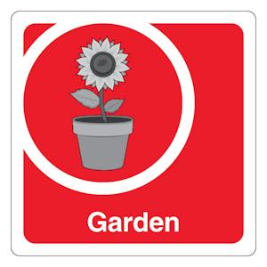 Garden - Square - Red