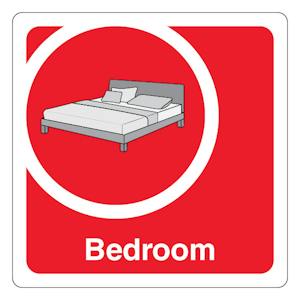 Bedroom - Square - Red
