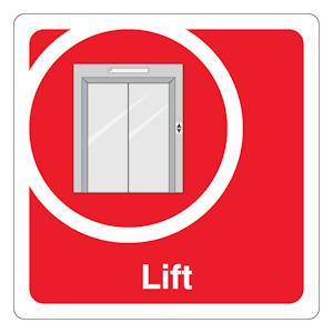 Lift - Square - Red