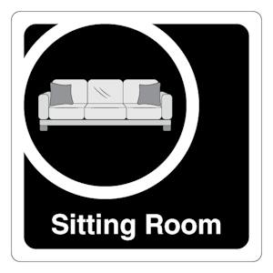Sitting Room - Square - Black