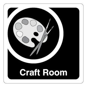 Craft Room - Square - Black