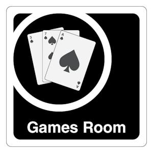 Games Room - Square - Black