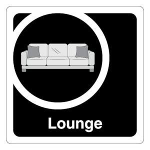 Lounge - Square - Black