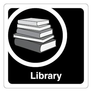 Library - Square - Black