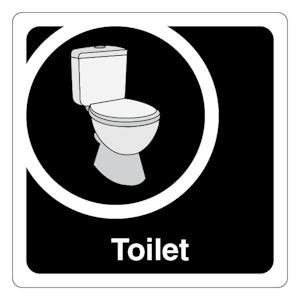 Toilet - Square - Black