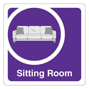 Sitting Room - Square - Purple