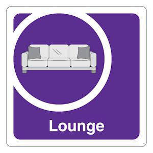 Lounge - Square - Purple