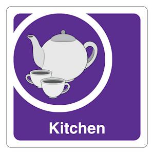 Kitchen - Square - Purple