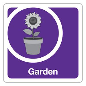 Garden - Square - Purple