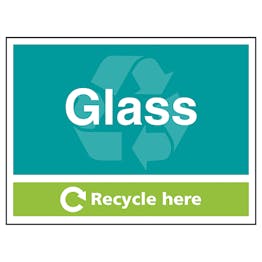 Glass Recycle Here