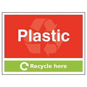 Plastic Recycle Here