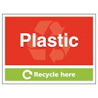 Plastic Recycle Here