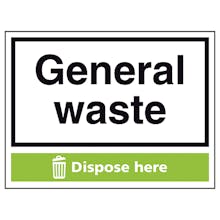 General Waste Dispose Here
