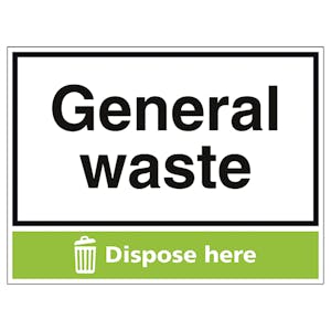 General Waste Dispose Here