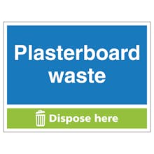 Plasterboard Waste Dispose Here