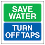 Save Water Turn Off Taps