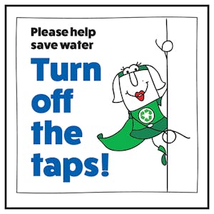 Please Help Save Water Turn Off The Taps! Woman Right