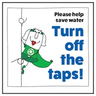 Please Help Save Water Turn Off The Taps! Woman Left