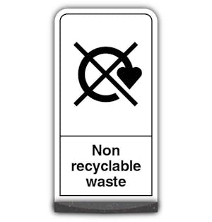Freestanding WRAP - Non Recyclable Waste