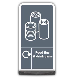 Freestanding WRAP - Food Tins & Drink Cans