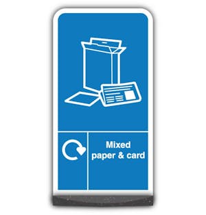 Freestanding WRAP - Mixed Paper & Card