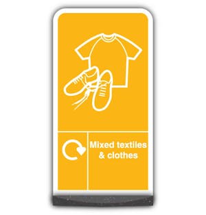 Freestanding WRAP - Mixed Textiles & Clothes