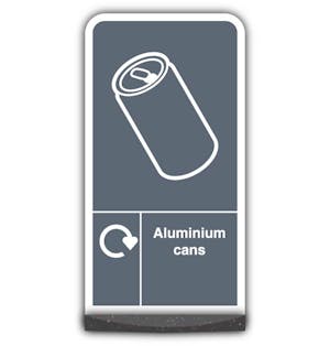 Freestanding WRAP - Aluminium Cans