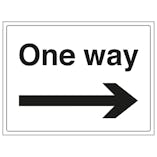 One Way Arrow Right