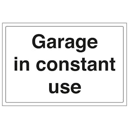 Garage In Constant Use - Large Landscape