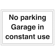 No Parking Garage In Constant Use - Large Landscape