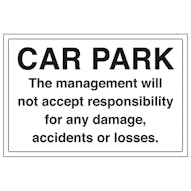 Car Park - Management Responsibility - Landscape