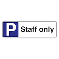 Staff Only Parking - Landscape