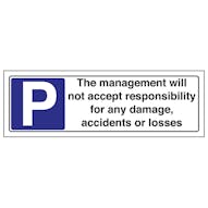 The Management Will Not Accept - Landscape