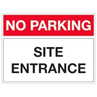 No Parking - Site Entrance - Landscape