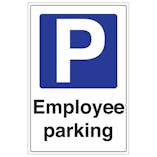 Employee Parking - Portrait