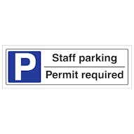 Staff Parking Permit Required - Landscape