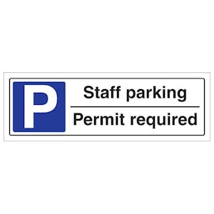 Staff Parking Permit Required - Landscape