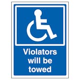 Violators Will Be Towed