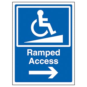 Ramped Access Arrow Right