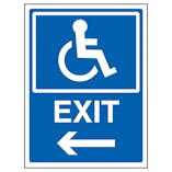 Disabled Exit Arrow Left
